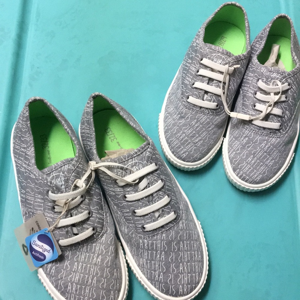 Zara Kids canvas printed shoes for  big girls